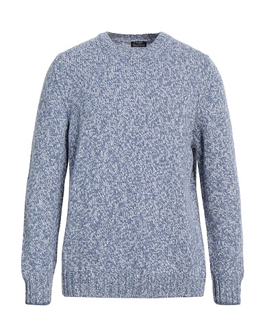 BARBA Napoli Jumper Sky blue 100% Virgin Wool