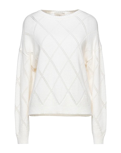 N.O.W. ANDREA ROSATI CASHMERE Cashmere blend Ivory 100% Cashmere