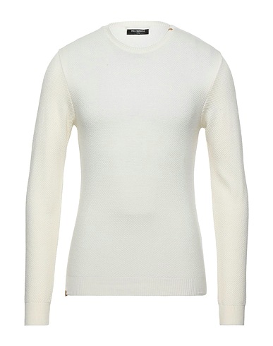 PAUL MIRANDA Sweater White 68% Polyacrylic, 19% Merino Wool, 10% Polyamide, 3% Elastane