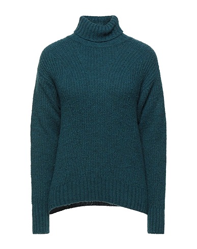 GABARDINE Polo neck Deep teal 37% Wool, 30% Acrylic, 22% Alpaca wool, 11% Viscose