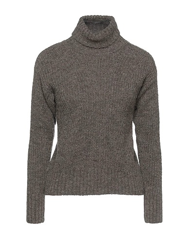 GABARDINE Polo neck Khaki 37% Wool, 30% Acrylic, 22% Alpaca wool, 11% Viscose