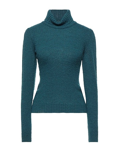 GABARDINE Turtleneck Deep teal 37% Wool, 30% Acrylic, 22% Alpaca wool, 11% Viscose