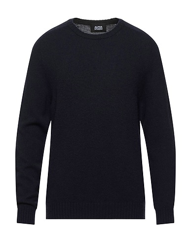ALPHA STUDIO Jumper Midnight blue 100% Geelong Wool