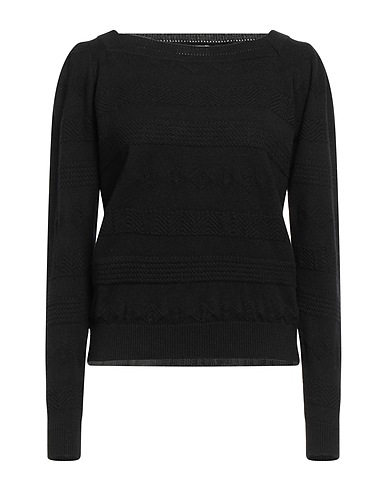BALLANTYNE Sweater Black 48% Wool, 30% Viscose, 10% Polyester, 7% Cashmere, 5% Silk