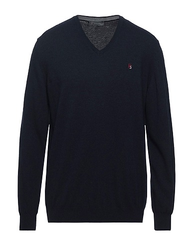HARMONT & BLAINE Sweater Midnight blue 35% Polyamide, 30% Viscose, 25% Wool, 10% Cashmere