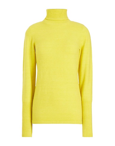 8 by YOOX Dolcevita Giallo 55% Cotone, 24% Poliammide, 18% Acrilico, 3% Elastan