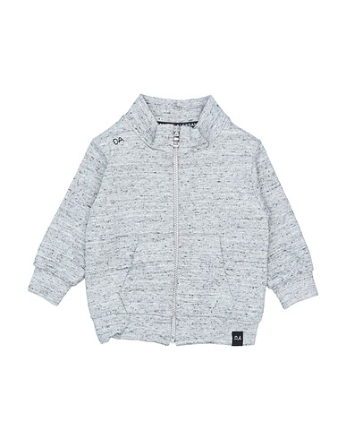 DANIELE ALESSANDRINI Cardigan Light grey 60% Cotton, 35% Polyester, 5% Elastane
