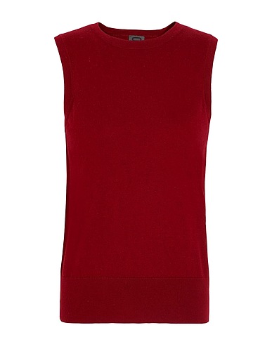 8 by YOOX Jumper Burgundy 70% Organic cotton, 20% Polyamide, 10% Silk