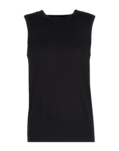 8 by YOOX Pullover Schwarz 70% Organische Baumwolle, 20% Polyamid, 10% Seide