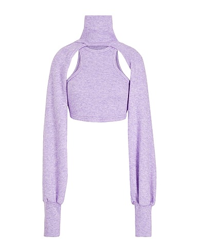 8 by YOOX Twin set KNIT TOP SET OF 2
 Lilac 45% Viscose, 36% Polyester, 19% Polyamide