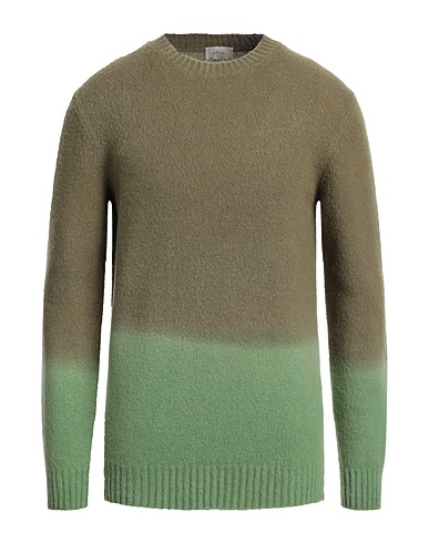 ALTEA Sweater Military green 100% Virgin Wool