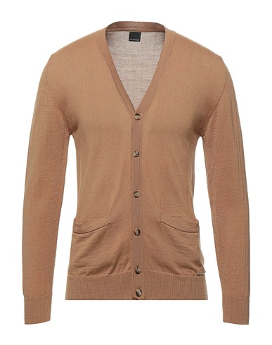 WHY NOT BRAND Cardigan Camel 50% Merino Wool, 50% Acrylic