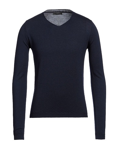 LUCQUES Jumper Midnight blue 100% Merino Wool