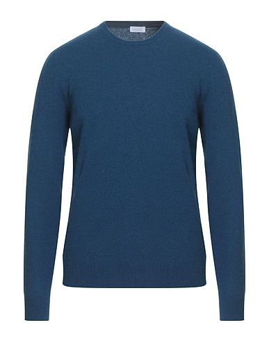 MALO Jumper Navy blue 94% Virgin Wool, 6% Polyamide