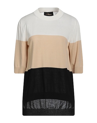 LES COPAINS Jumper Ivory 100% Cotton