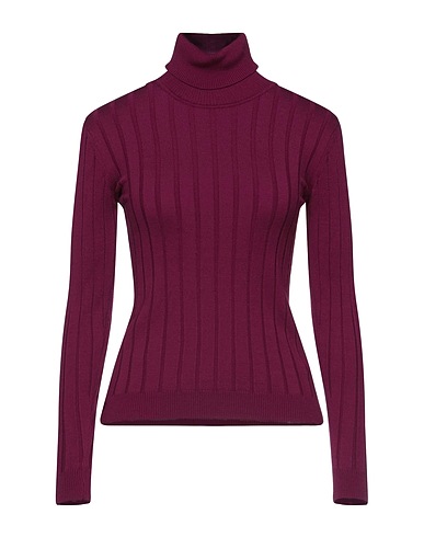GABARDINE Turtleneck Garnet 52% Viscose, 26% Polyester, 22% Polyamide