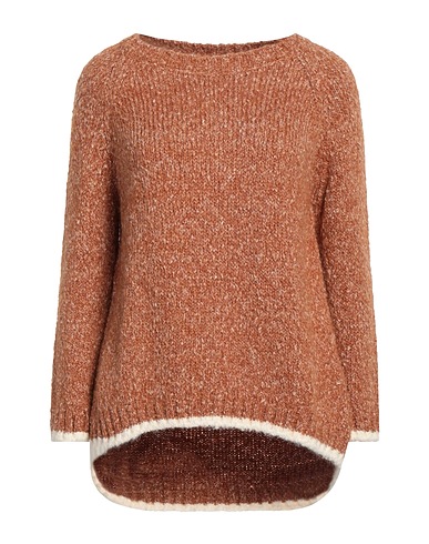 ASPESI Jumper Camel 30% Polyester, 30% Alpaca wool, 22% Cotton, 18% Polyamide