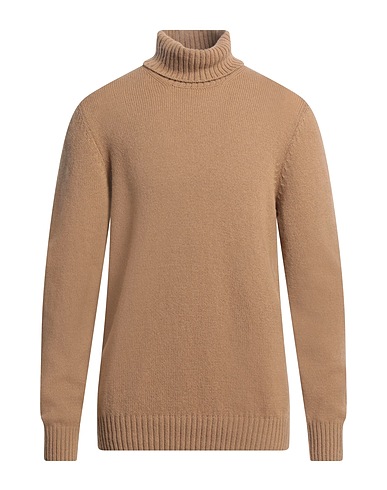 GRAN SASSO Turtleneck Camel 100% Virgin Wool