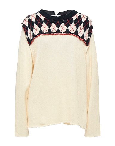 SIBEL SARAL Pullover Beige 50% Lana di baby alpaca, 50% Lana di yak