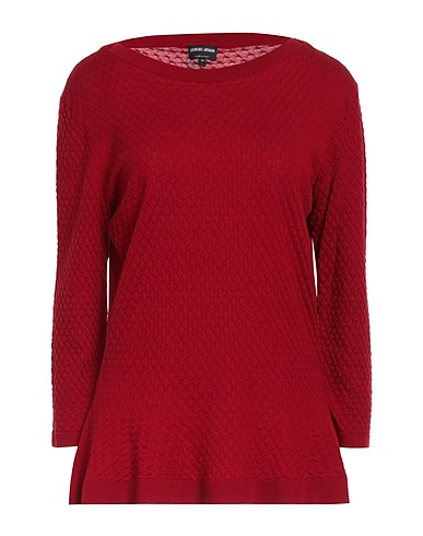 GIORGIO ARMANI Jumper Red 100% Virgin Wool