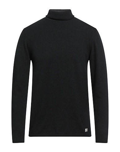 BL.11  BLOCK ELEVEN Polo neck Black 35% Polyamide, 30% Wool, 30% Viscose, 5% Cashmere