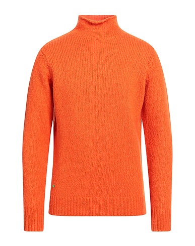 FILIPPO DE LAURENTIIS Turtleneck Orange 45% Wool, 42% Cotton, 13% Alpaca wool