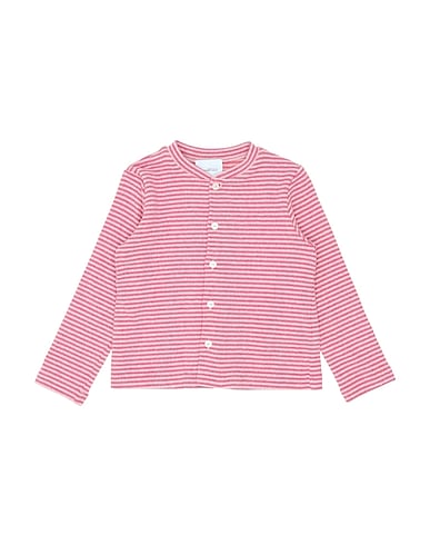 LE PETIT COCO Cardigan Fuchsia 69% Cotton, 31% Synthetic fibers