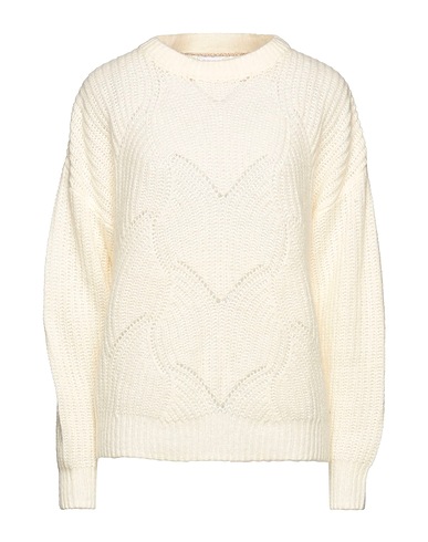 SUN 68 Jumper Ivory 53% Merino Wool, 30% Polyamide, 17% Alpaca wool