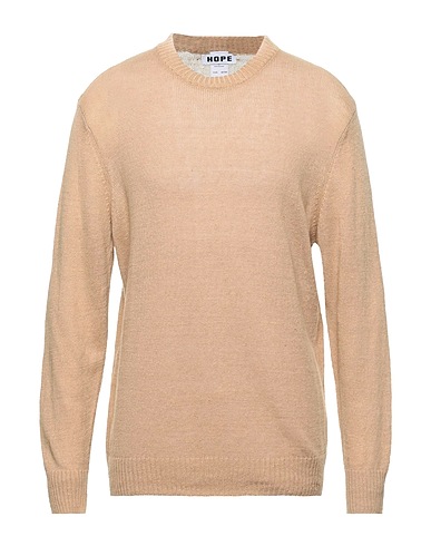 HOPE Stockholm Pullover Sabbia 68% Lino, 32% Cotone
