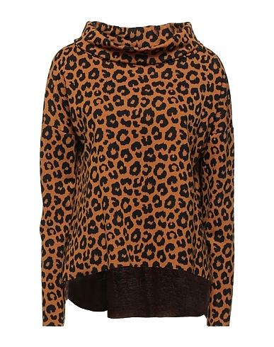 HOPPER Pullover Giallo ocra 90% Acrilico, 8% Poliammide, 2% Elastan