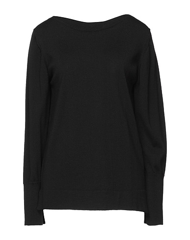 ALPHA STUDIO Pullover Nero 100% Lana Merino