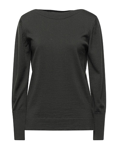 ALPHA STUDIO Jumper Dark green 100% Merino Wool