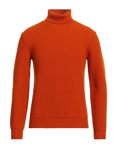 ALTEA Polo neck Rust 100% Virgin Wool