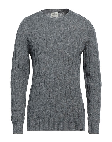 BROOKSFIELD Sweater Grey 35% Acrylic, 30% Polyamide, 21% Wool, 14% Alpaca wool