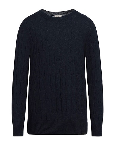 BROOKSFIELD Jumper Midnight blue 35% Acrylic, 30% Polyamide, 21% Wool, 14% Alpaca wool