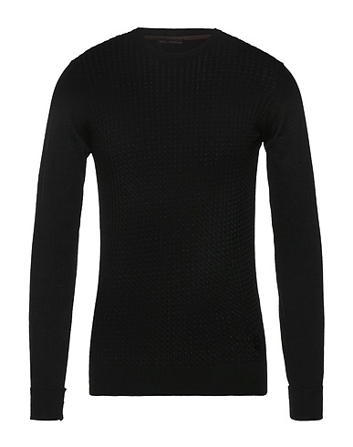 YES ZEE by ESSENZA Jumper Black 54% Polyester, 20% Acrylic, 20% Nylon, 6% Merino Wool