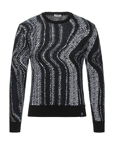 UNGARO Pullover Blu notte 50% Lana Merino, 50% Dralon®