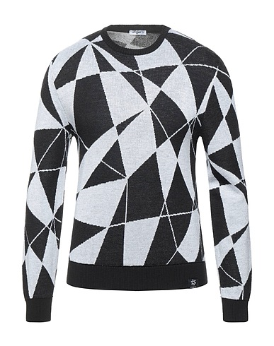 UNGARO プルオーバー ブラック ウール 50% / ドラロン® 50%