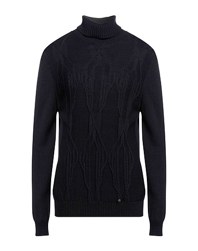 HAVANA & CO. Col roulé Bleu nuit 75% Acrylique, 10% Viscose, 10% Laine, 5% Laine d'alpaga