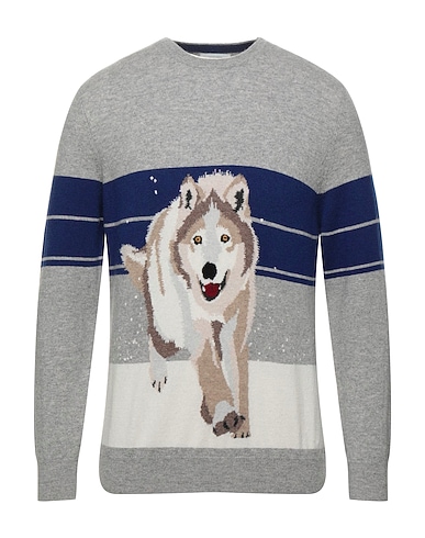 BALLANTYNE Cashmere jumper Grey 100% Cashmere