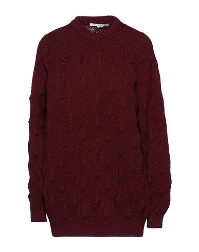 STELLA McCARTNEY Pullover Bordeaux 100% Lana Vergine