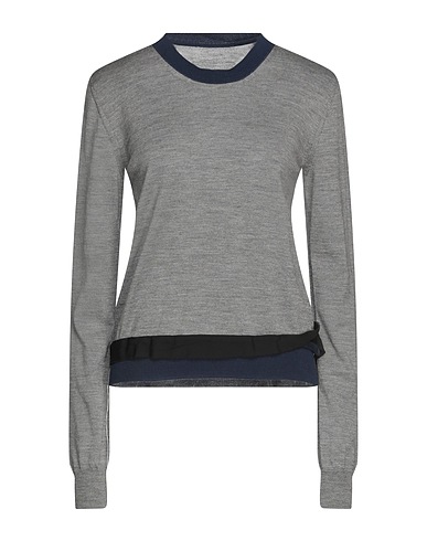 MAISON MARGIELA Jumper Grey 95% Wool, 5% Cotton, Acetate, Polyamide, Silk