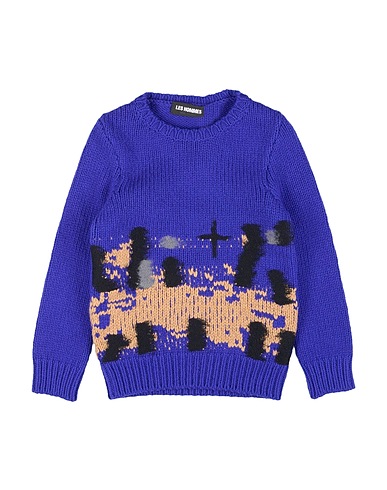LES HOMMES Jumper Purple 80% Wool, 20% Polyamide