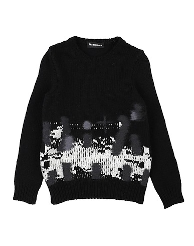 LES HOMMES Jumper Black 80% Wool, 20% Polyamide