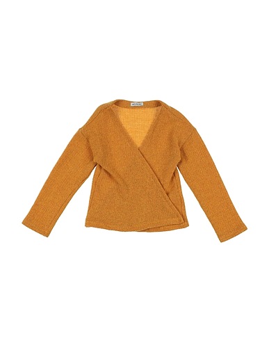MEILISA BAI Strickjacke Ringelblume 40% Baumwolle, 31% Wolle, 20% Polyamid, 6% Acryl, 3% Andere Fasern