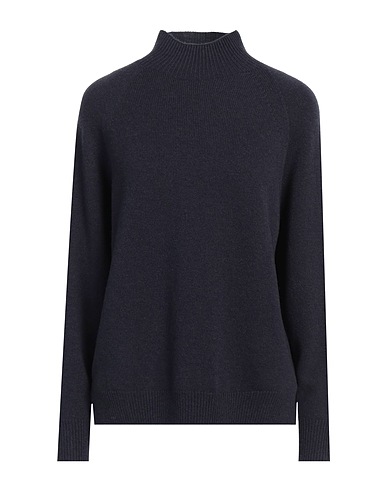 PESERICO Polo neck Midnight blue 70% Virgin Wool, 20% Silk, 10% Cashmere