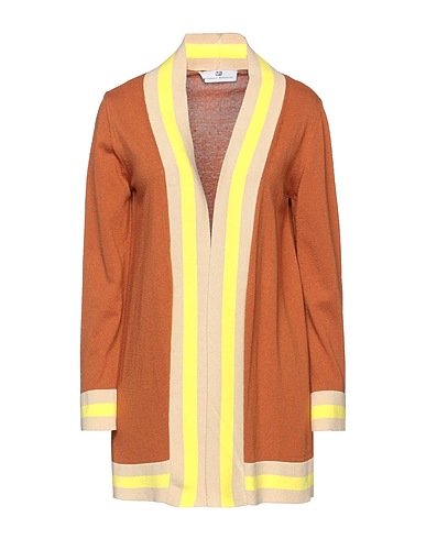 MR MASSIMO REBECCHI Cardigan Brown 50% Cotton, 50% Acrylic