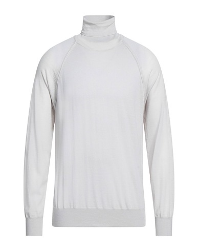 PAOLO PECORA Dolcevita Grigio chiaro 100% Lana