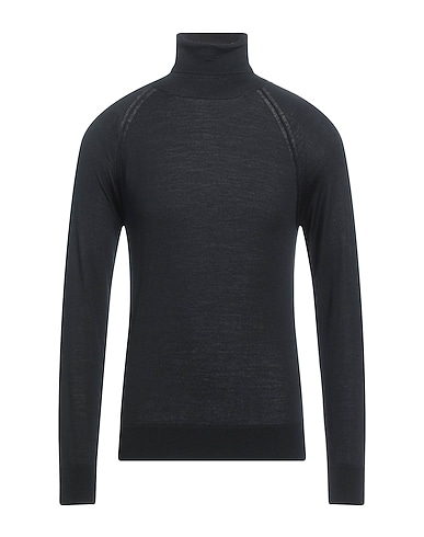 PAOLO PECORA Polo neck Black 100% Wool