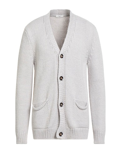 BECOME Strickjacke Hellgrau 60% Acryl, 15% Wolle, 15% Alpakawolle, 10% Viskose